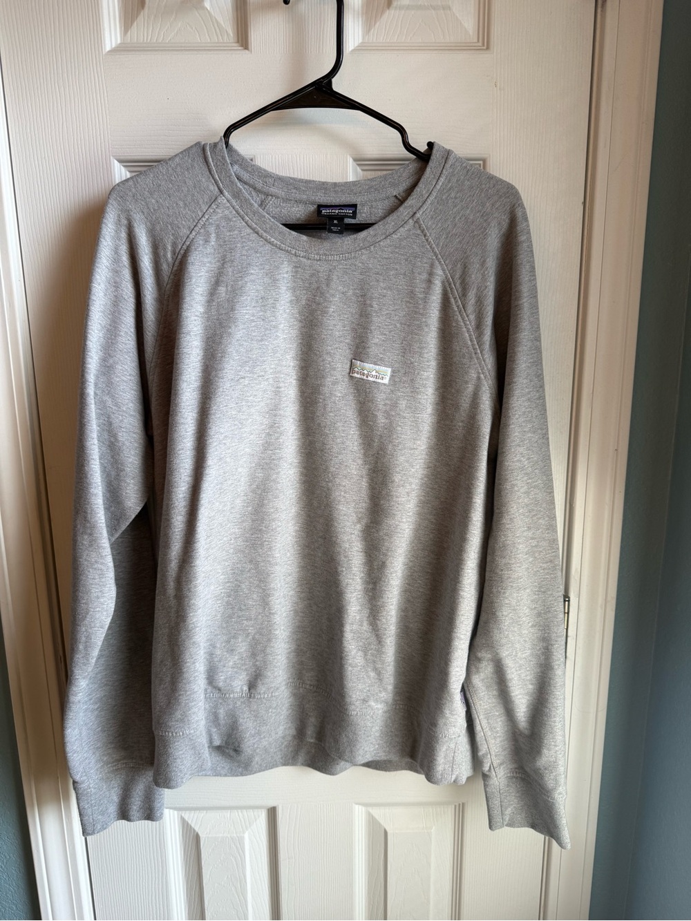 Patagonia Organic Cotton Patch Logo Crewneck Sweatshirt